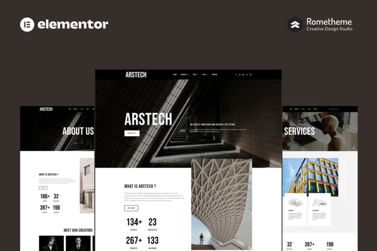 Cover-Arstech-Template-Elementor-Kit
